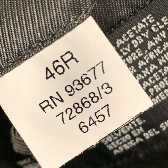 Mens Stafford 100% Pure New Wool Gray 3 Button Blazer Sports Coat Jacket - Picture 6 of 9